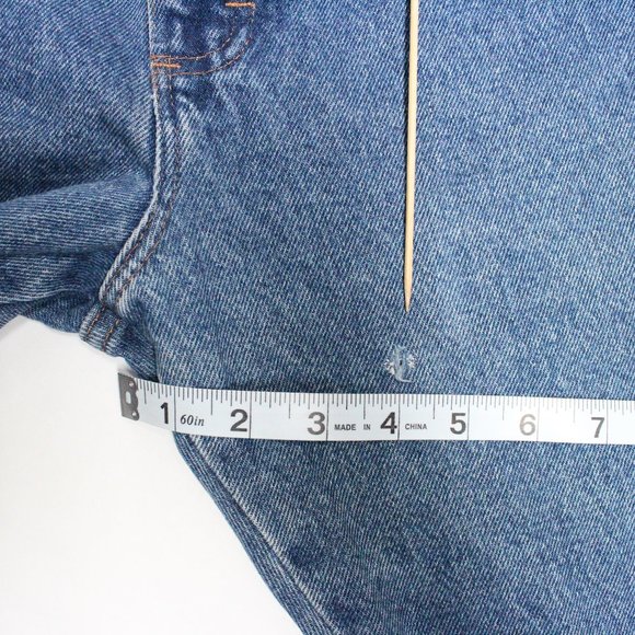 Men's Wrangler Rustler Denim Blue Jeans 46 x 30 - Picture 8 of 12